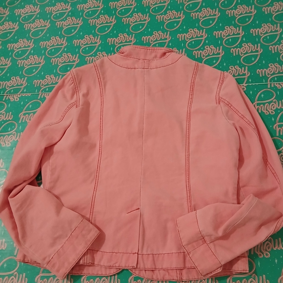 Stylish Pink Jean Jacket for Kids - Picture 5 of 5